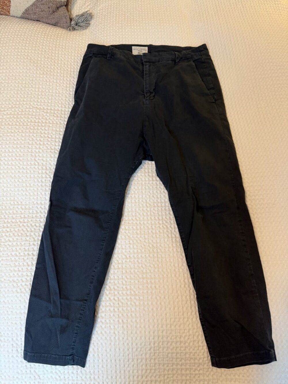Nili Lotan Paris Cotton Pant Navy Size 4